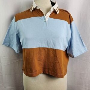Women's Wild Fable Cropped Polo Shirt Size XS, 1X, 3X NWT